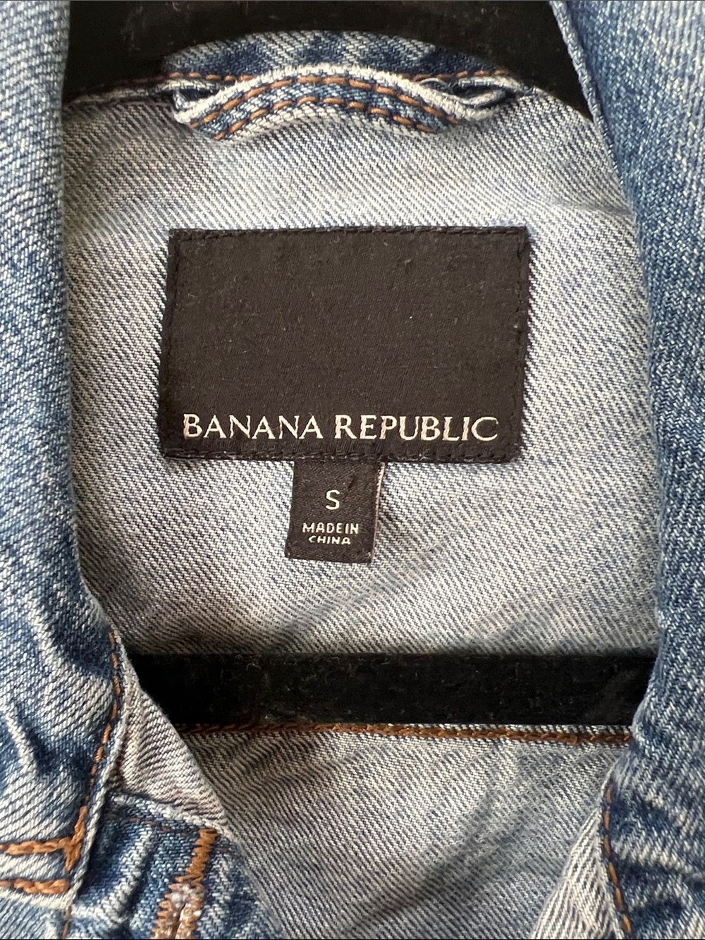 Banana Republic Light Blue Denim Jacket - Classic Vintage Small